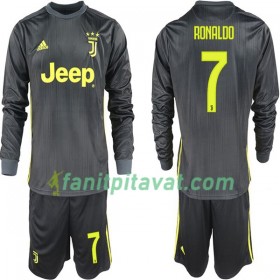 Juventus Ronaldo 7 Lasten Kolmas 2018/2019 - Jalkapallo Pelipaidat (L/S)